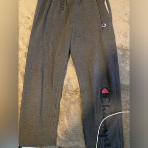 champion sweat pants. dark gray